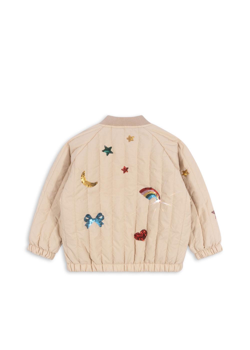 (KS103009) Juno Sequin Bomber Jacket - Smoke Gray - MintMouse (Unicorner Concept Store)