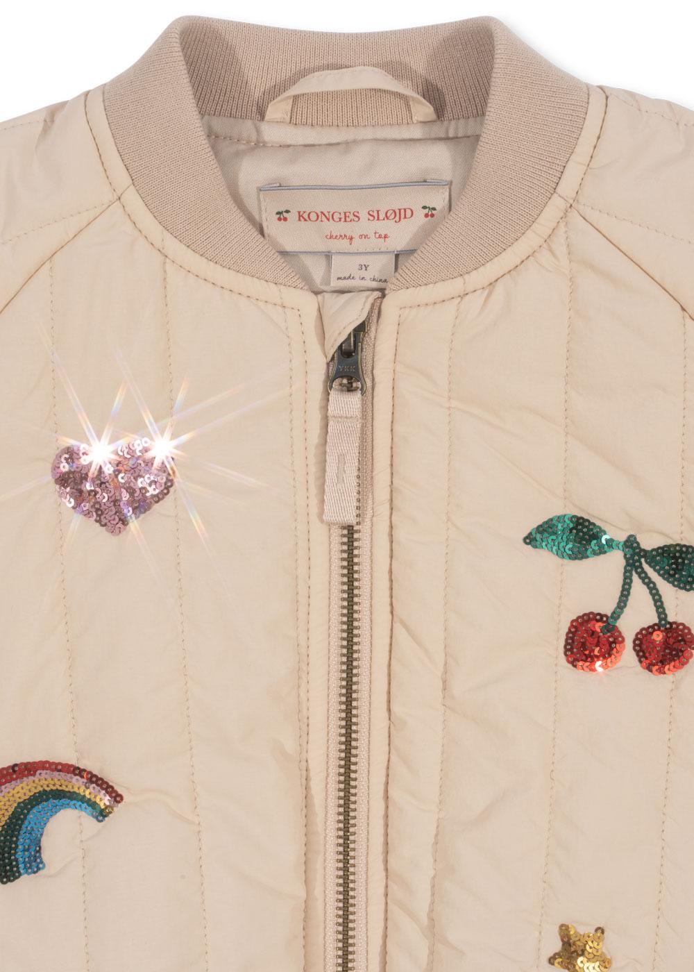 (KS103009) Juno Sequin Bomber Jacket - Smoke Gray - MintMouse (Unicorner Concept Store)