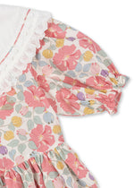 ( KS102649) Coeur Collar Dress Gots - Fleur Anglaise