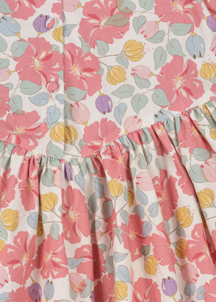 ( KS102649) Coeur Collar Dress Gots - Fleur Anglaise