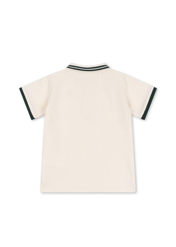 ( KS102412) Florian Polo Shirt Gots - Antique White