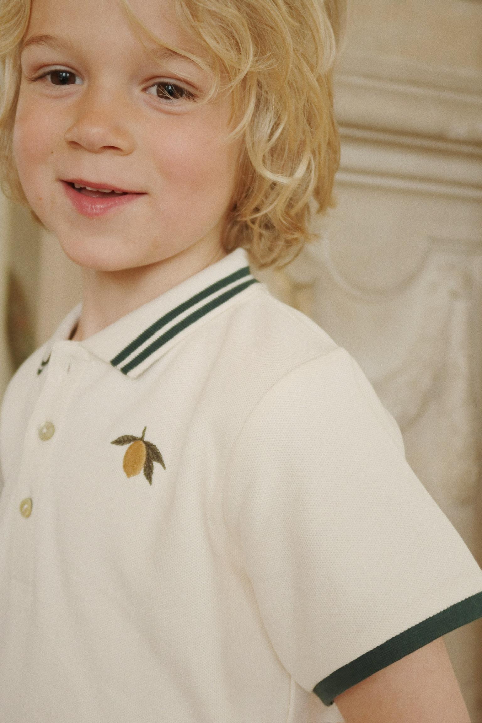 ( KS102412) Florian Polo Shirt Gots - Antique White - MintMouse (Unicorner Concept Store)