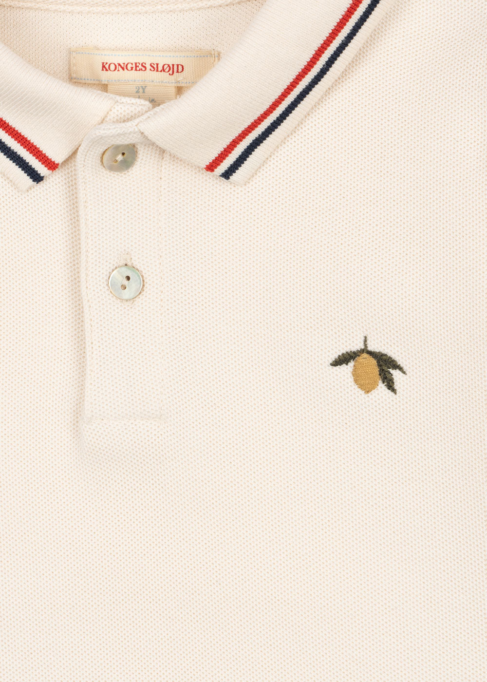 Florian Polo Shirt Gots - Antique White