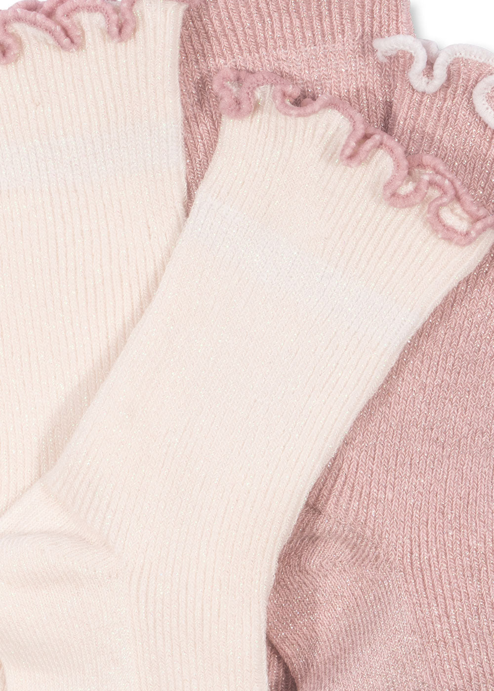 (KS102240) 2-Pack Rib Frill Socks - MintMouse (Unicorner Concept Store)