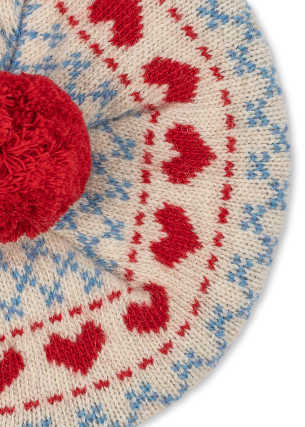 Belou Knit Beret - Heart - MintMouse (Unicorner Concept Store)