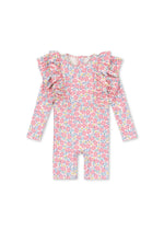 Manuca Frill Onesie - Rose Anglaise