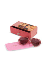 Sunglasses Junior Heart - Cherry Glitter