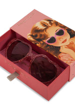 Sunglasses Junior Heart - Cherry Glitter