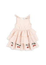 (KS103056) Ellie Dress Gots - Peony Stripe