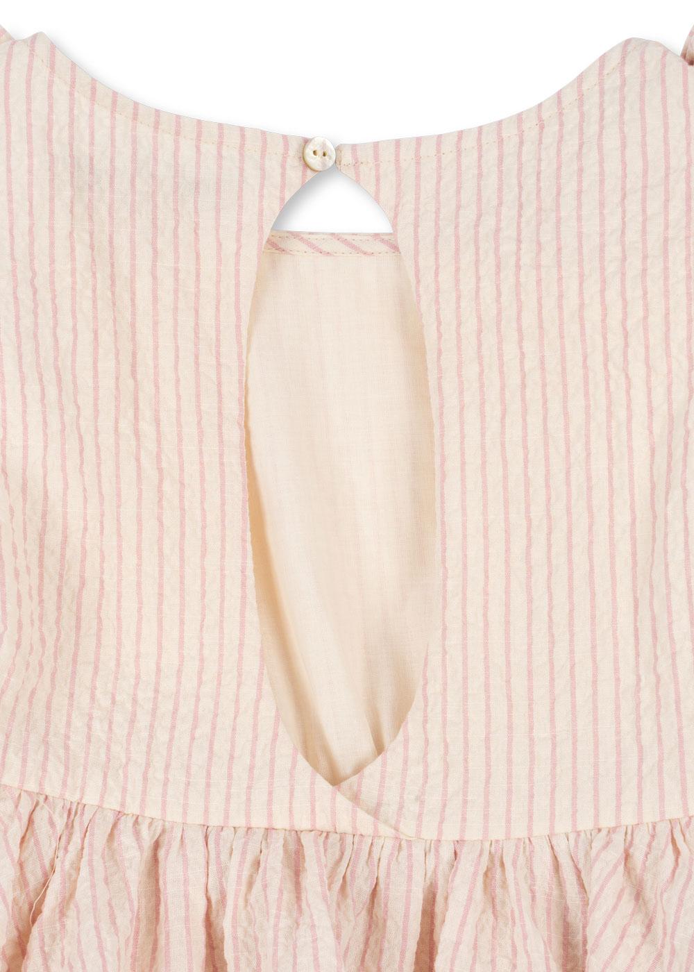 (KS103056) Ellie Dress Gots - Peony Stripe - MintMouse (Unicorner Concept Store)