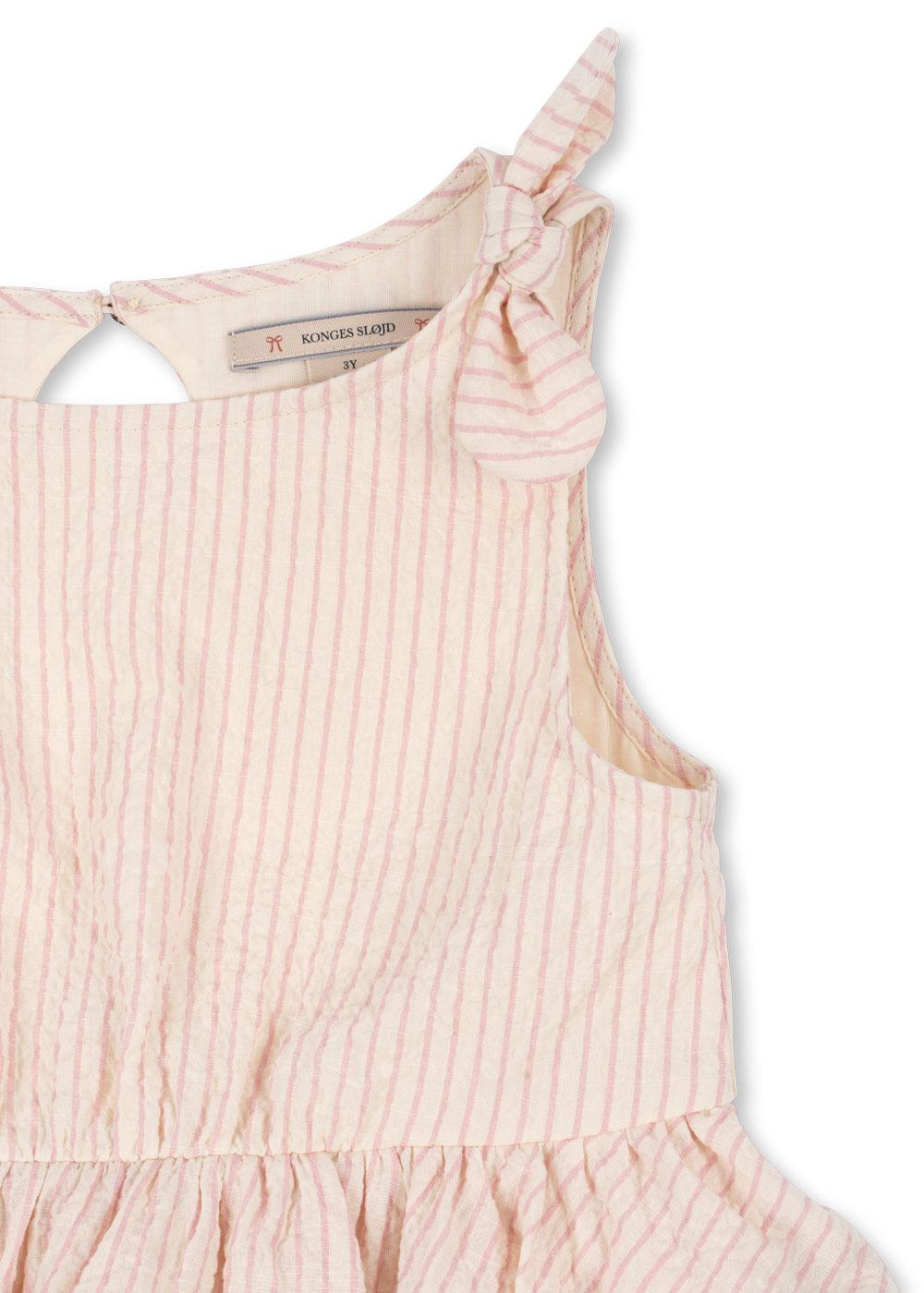 (KS103056) Ellie Dress Gots - Peony Stripe - MintMouse (Unicorner Concept Store)