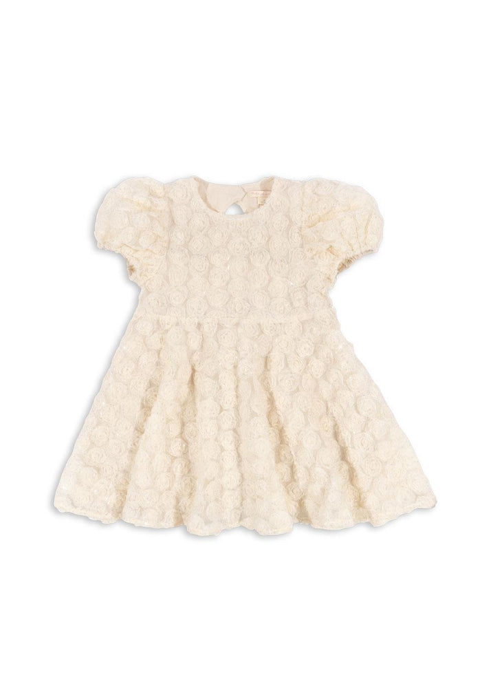 (KS103165) Ally Dress - Antique White