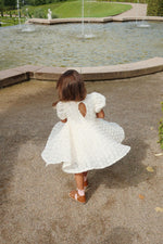 (KS103165) Ally Dress - Antique White
