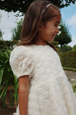 (KS103165) Ally Dress - Antique White