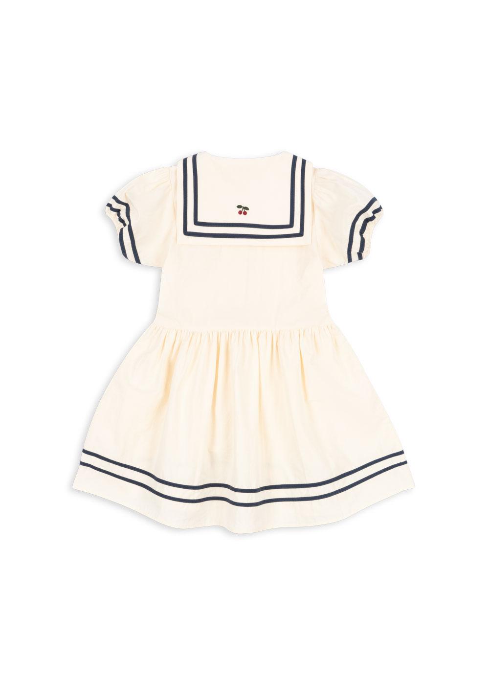 (KS103177) Allie Sailor Dress Gots - Optic White - MintMouse (Unicorner Concept Store)