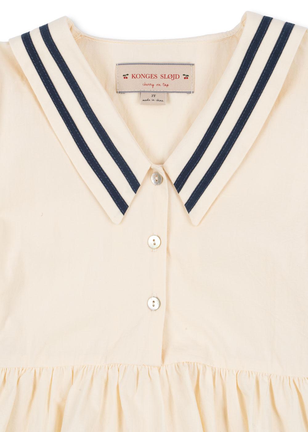 (KS103177) Allie Sailor Dress Gots - Optic White - MintMouse (Unicorner Concept Store)