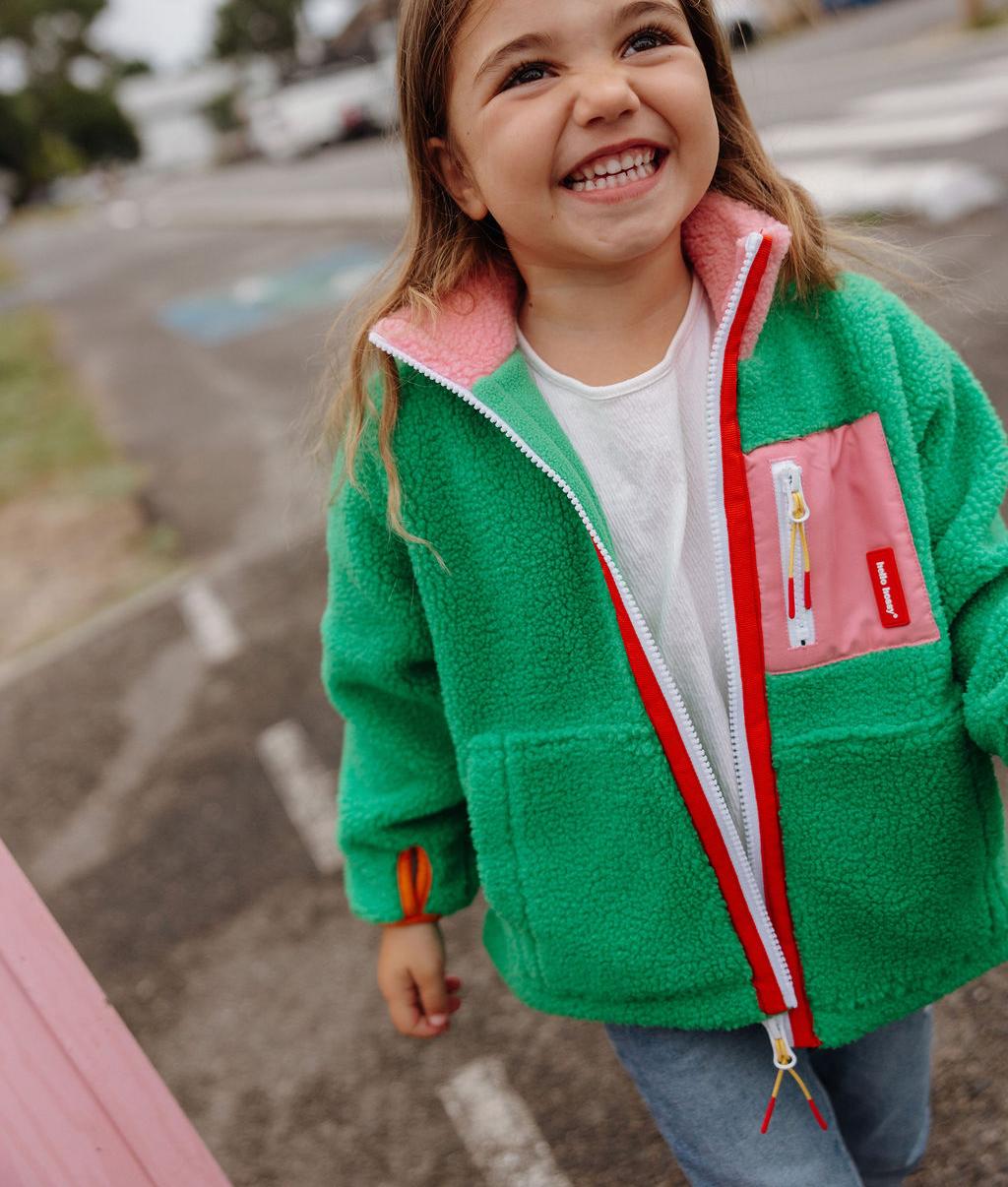 Veste Polaire Green Candy - Hello Hossy
