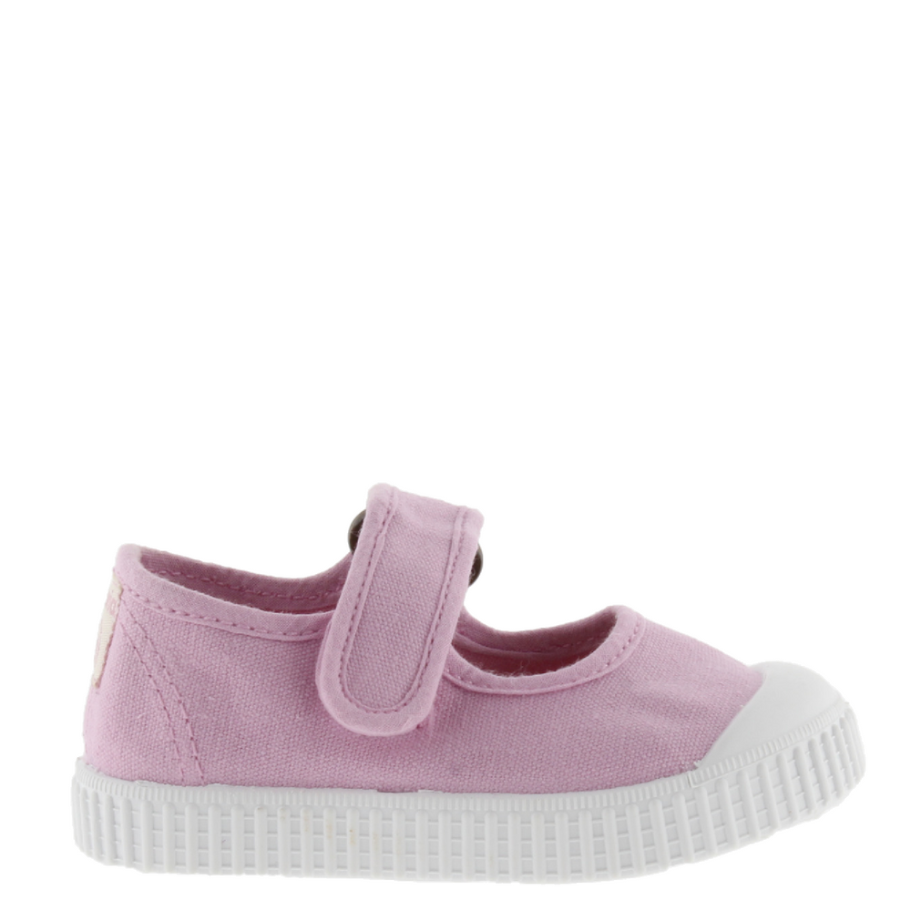 (136605) Children's canvas trainers velcro - Petalo