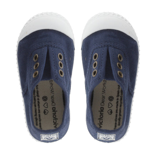 (106627) Children's canvas trainers with elastic - Marino - MintMouse (Unicorner Concept Store)
