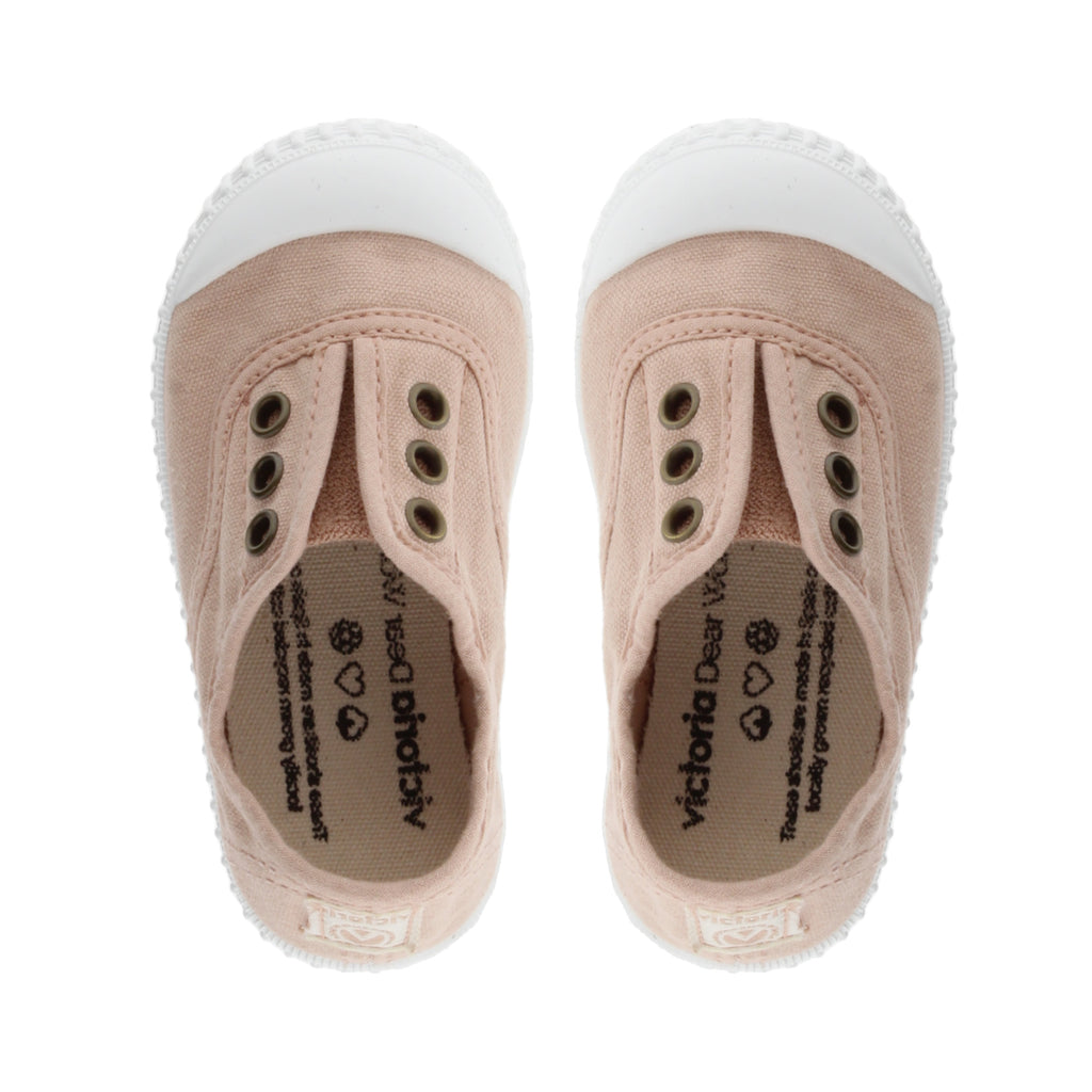 (106627) Children's canvas trainers with elastic - Ballet - MintMouse (Unicorner Concept Store)