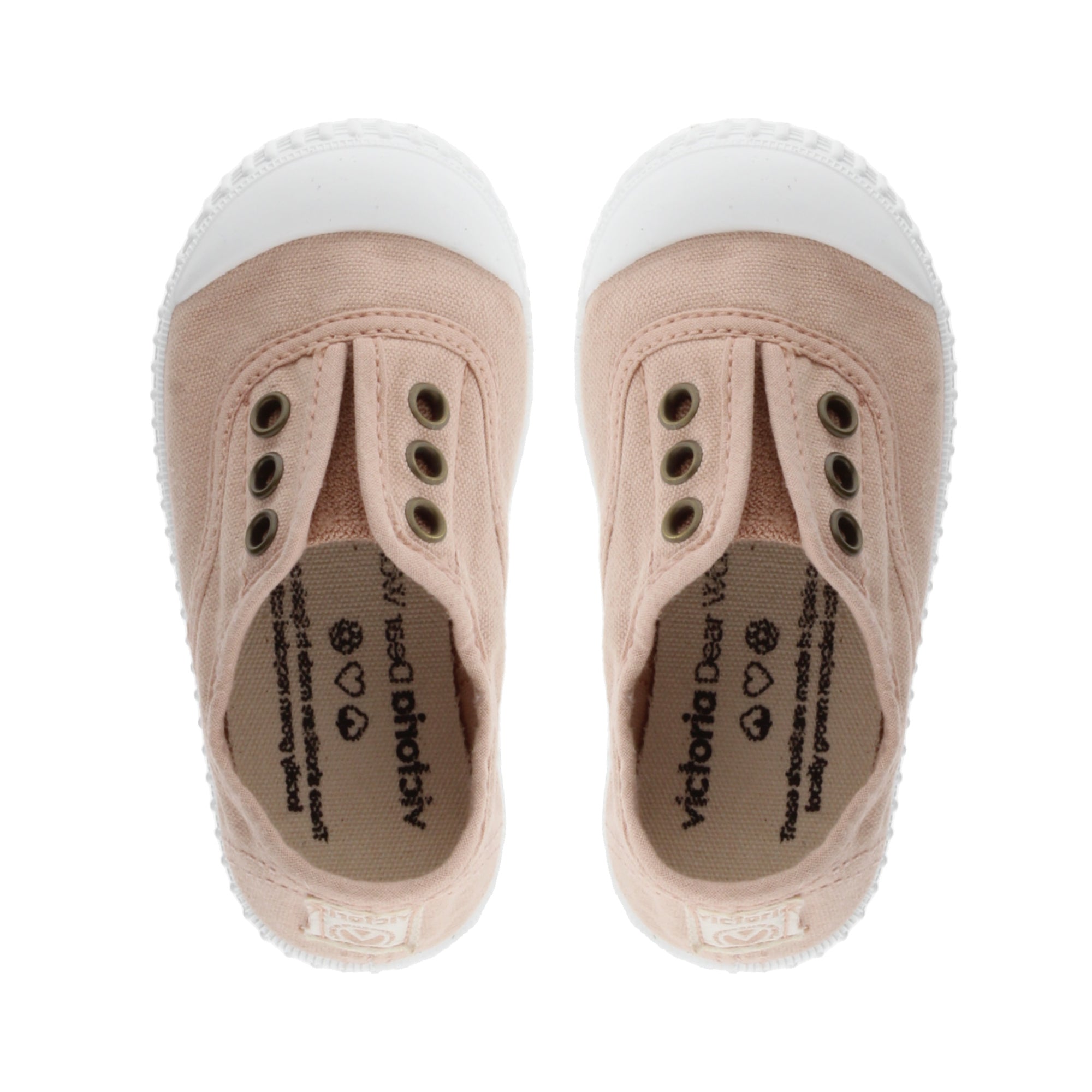 (106627) Children's canvas trainers with elastic - Ballet - MintMouse (Unicorner Concept Store)