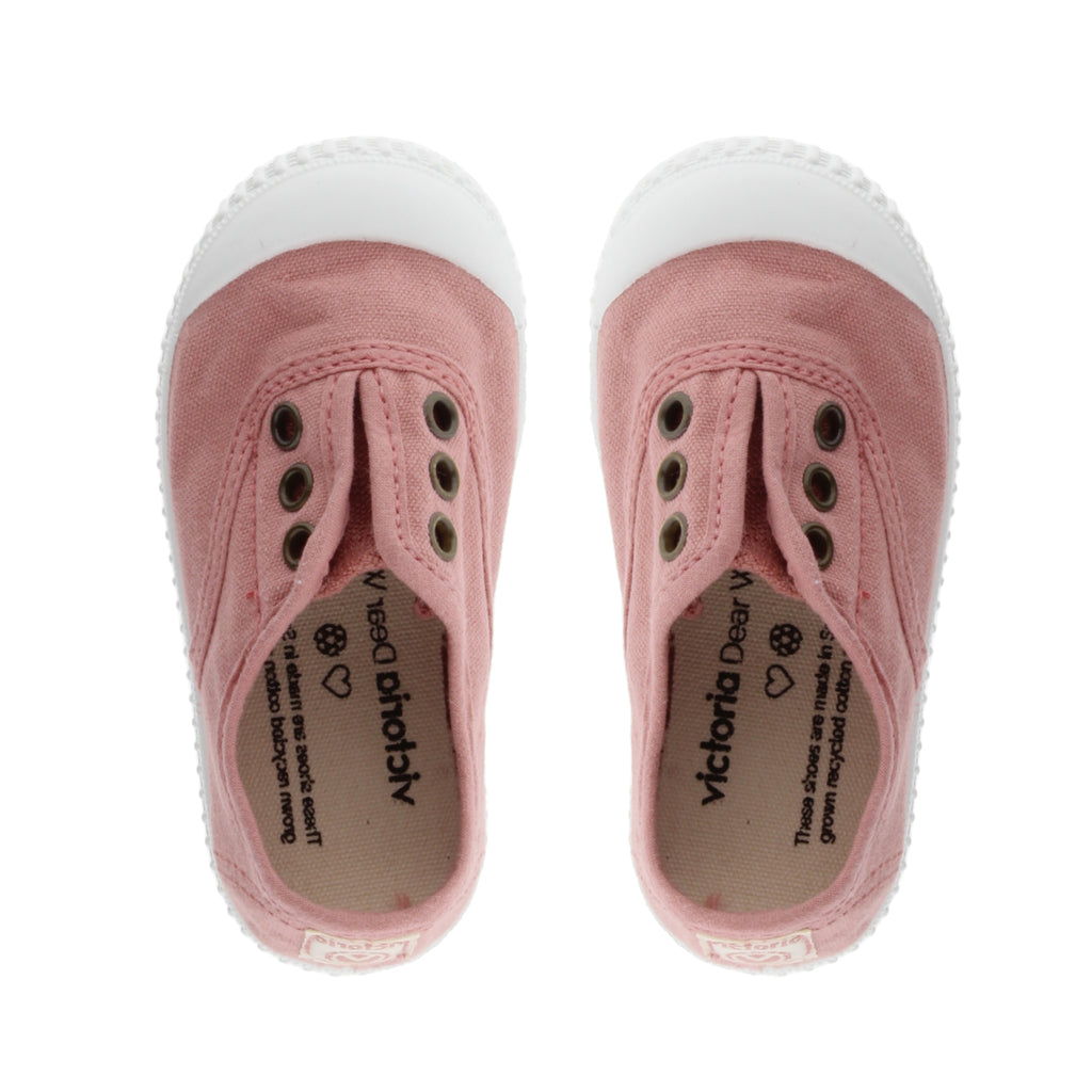 (106627) Children's canvas trainers with elastic - Nude - MintMouse (Unicorner Concept Store)
