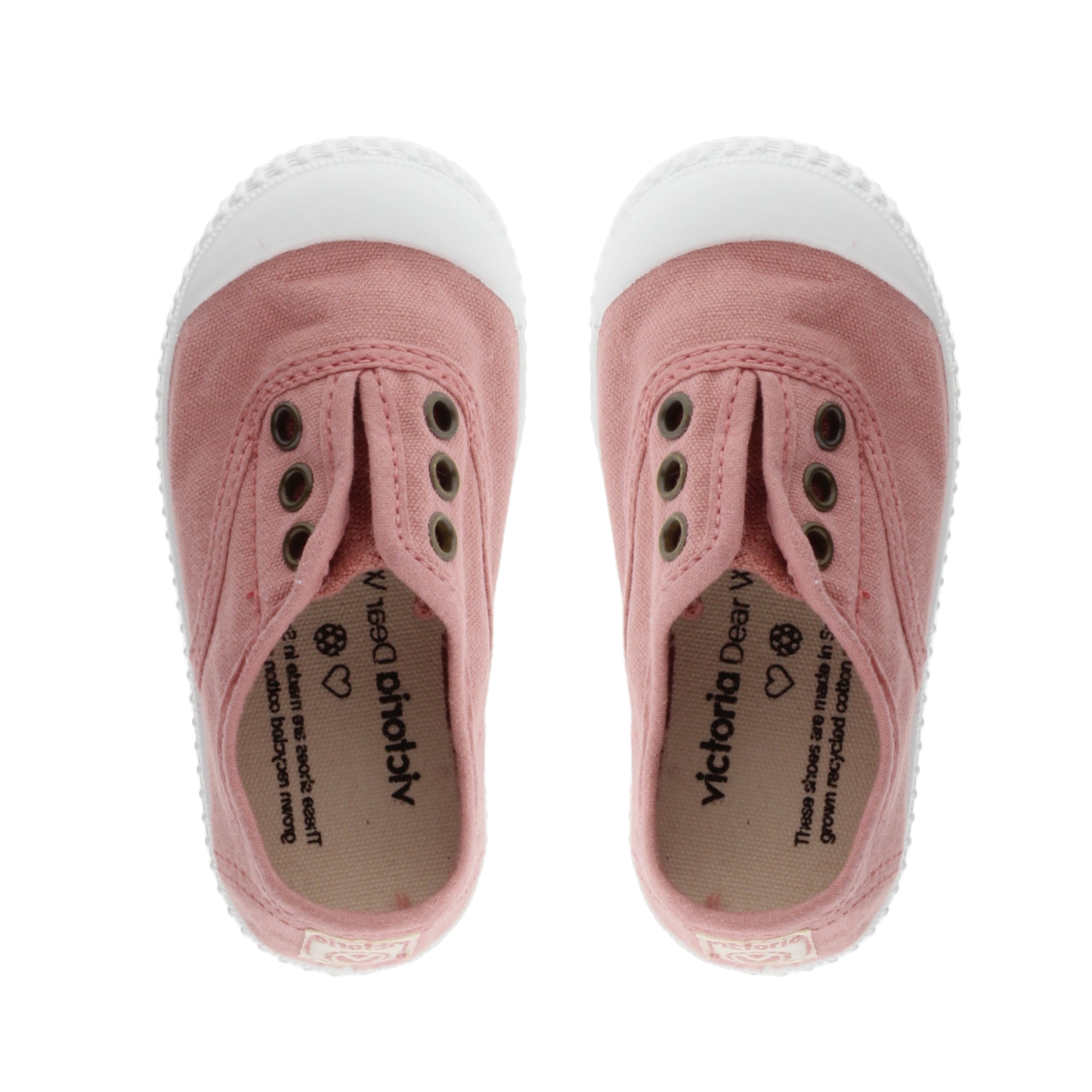 (106627) Children's canvas trainers with elastic - Nude - MintMouse (Unicorner Concept Store)