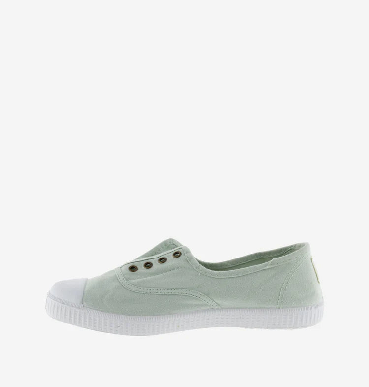 (106623) Women's canvas trainers with elastic - Melon - MintMouse (Unicorner Concept Store)