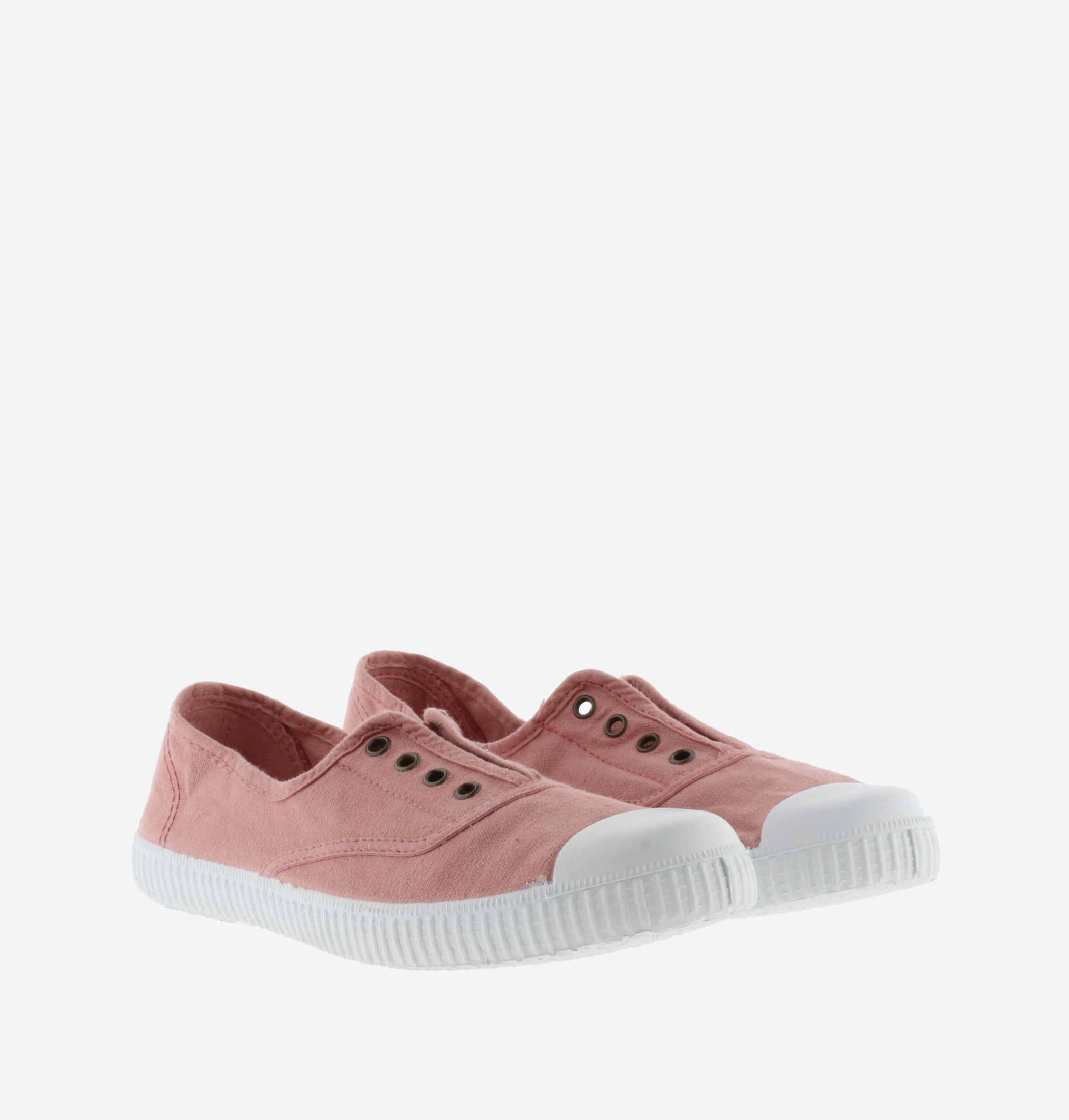 (106623) Women's canvas trainers with elastic - Nude - MintMouse (Unicorner Concept Store)
