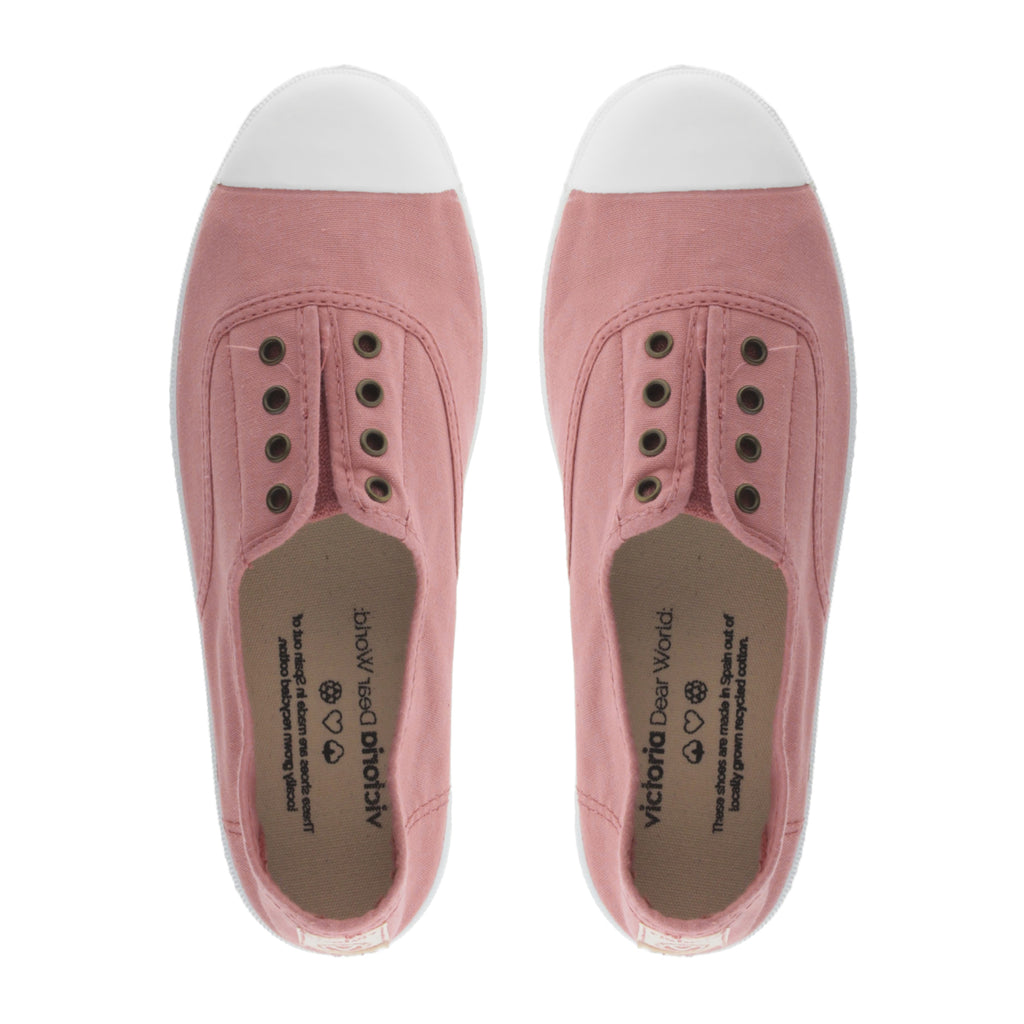 (106623) Women's canvas trainers with elastic - Nude - MintMouse (Unicorner Concept Store)