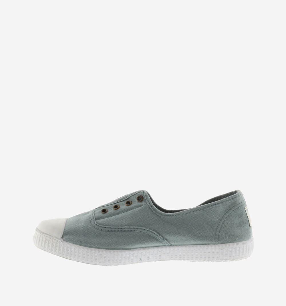 (106623) Women's canvas trainers with elastic - Jade - MintMouse (Unicorner Concept Store)