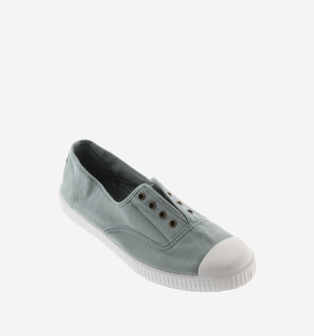 (106623) Women's canvas trainers with elastic - Jade - MintMouse (Unicorner Concept Store)