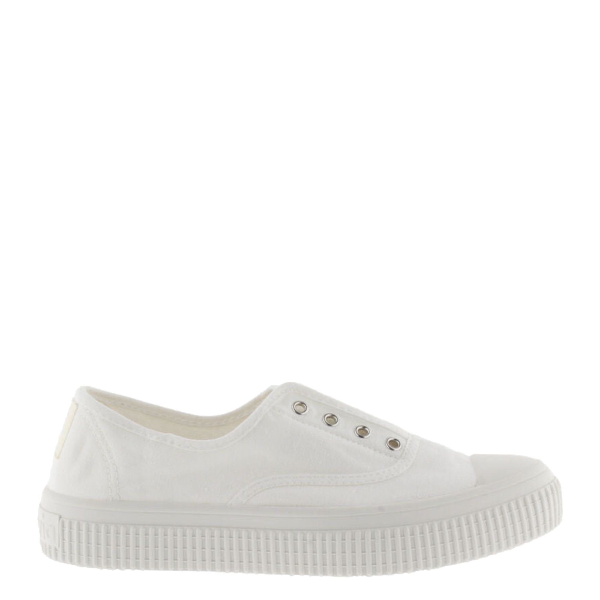 (1076100) Women's canvas trainers with elastic - White - MintMouse (Unicorner Concept Store)