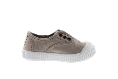 (106627) Children's canvas trainers with elastic - Beige - MintMouse (Unicorner Concept Store)