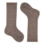 Merino wool-blend rib knee socks TRUNK