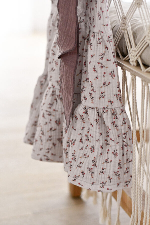 Patterned muslin dress - Delicate wild flowers - MintMouse (Unicorner Concept Store)