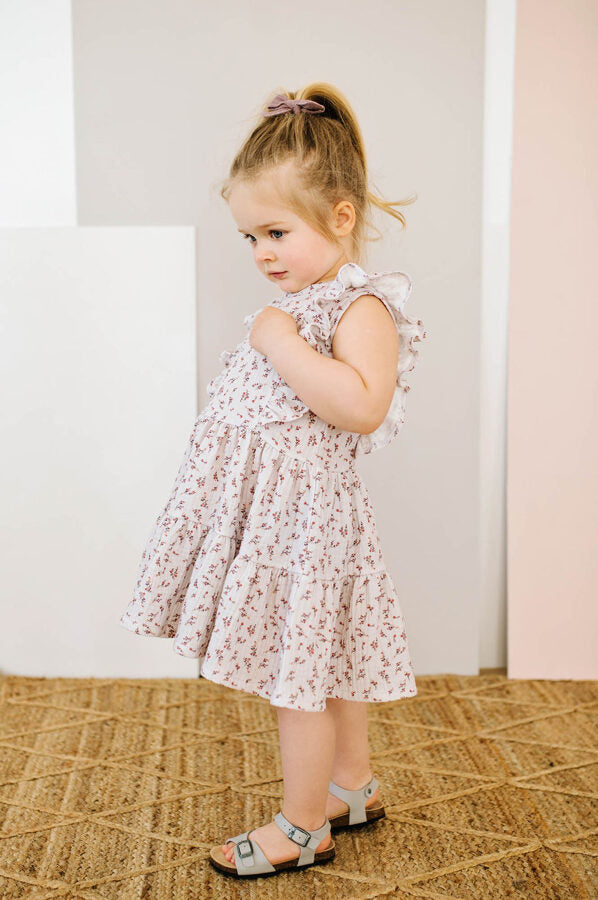 Patterned muslin dress - Delicate wild flowers - MintMouse (Unicorner Concept Store)