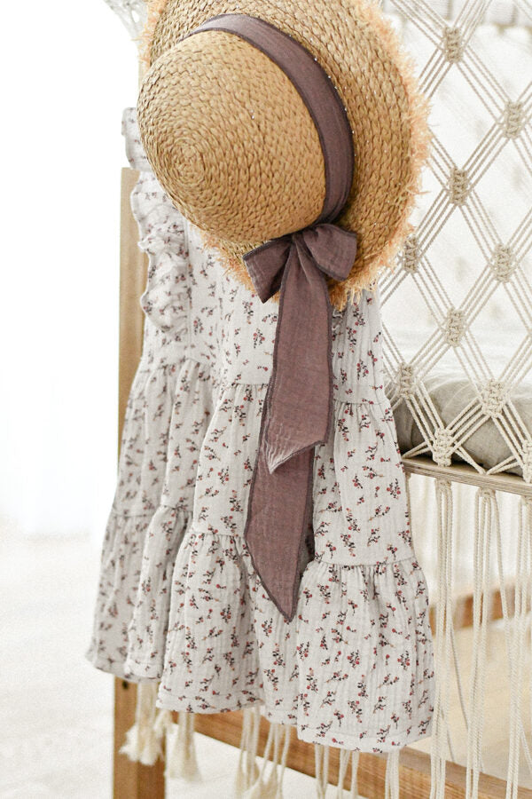 Patterned muslin dress - Delicate wild flowers - MintMouse (Unicorner Concept Store)