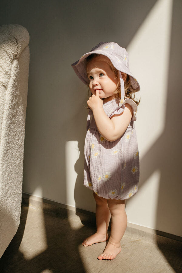 Muslin summer hat - Daisies - MintMouse (Unicorner Concept Store)