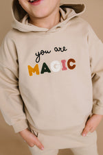 Warm hoodie - You are Magic - Sand