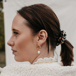 Fiji Pearl Ear Hoops 2,2cm  Gold