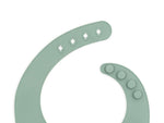 Silicone bib - Ash Green