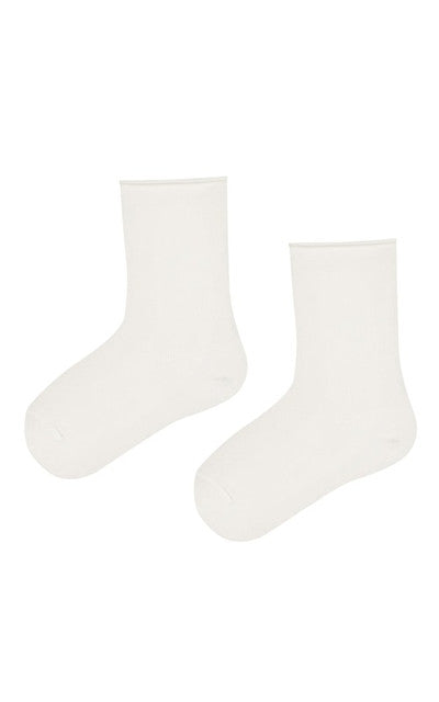 Organic cotton socks - white