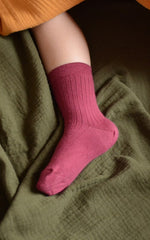Organic cotton socks - Red
