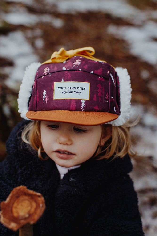 Hello Hossy  winter cap - Forest moumoute