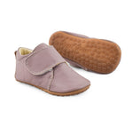 Pom Pom leather slippers velcro - lavender - MintMouse (Unicorner Concept Store)