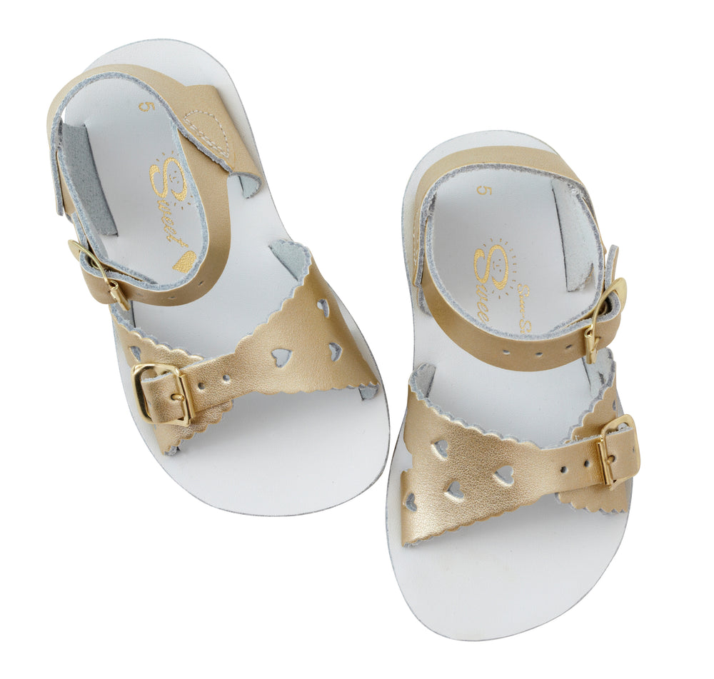 (1420) Salt-Water Sandal Sweetheart - GOLD