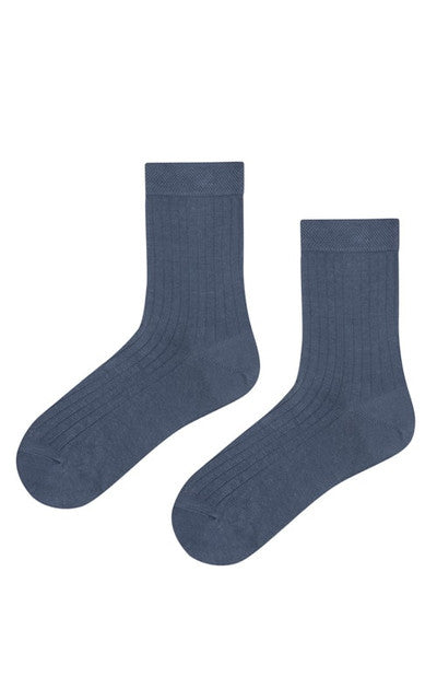 Organic cotton socks - dark blue