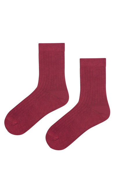 Organic cotton socks - Red