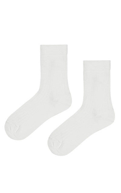 Organic cotton socks - white